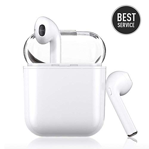 Bluetooth Headphones,Wireless Bluetooth Earbuds with HD Stereo Microphone and Noise Reduction Bluetooth Headset Sports in-Ear Bluetooth Earbuds for All Smart Bluetooth Devices Such as iOS/Samsung