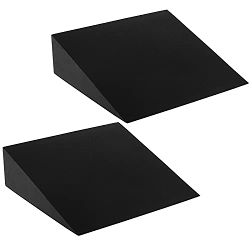 DEAYOU 2 Pack Yoga Foam Wedge, 13" EVA Foam Calf Stretch Slant Board for Lower Leg Strength Improve, Squat Wedge Incline