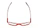 Goson Vintage Hipster Nerd Red Black two tone Frame/Clear Lens Wayfarer 57 mm Glasses