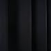 Deconovo Solid Grommet Top Curtains Blackout Curtains Thermal Insulated Light Blocking Curtains for Bedroom Black 52W x 63L Inch 1 Pair
