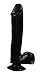 Master Series Mighty Midnight 10 Inch Dildo with Suction Cup
