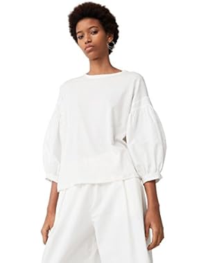 Mango Women's Puffed Contrasting T-Shirt