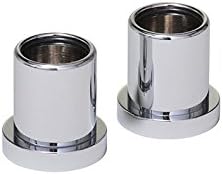 Valsan Porto Solid Brass Shower Rod Brackets (Set of 2) Finish: Chrome