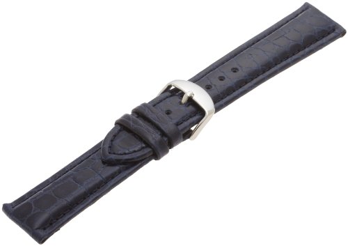Hadley-Roma Men's MSM907RF-220 22-mm Blue Genuine Leather WatchStrap