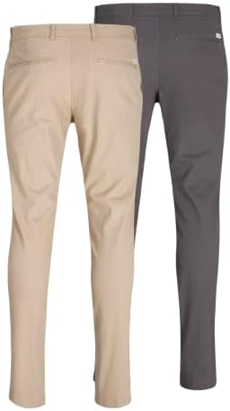 Calças Chino Pack de 2 Calças Chino Slim Fit Loiça 36 32 Louça