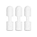 TXEsign 3 pcs Premium Silicone Pencil Cap Holder Saver for Apple Pencil (White)