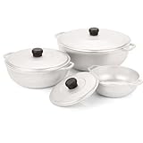 IMUSA 3-Piece Cast-aluminum Sanper Calderos Set, with convenient and sturdy handles (1)