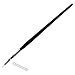 1 PCS Pro Applying Liner to Eye Corners Bent Angled Eyeliner Brush