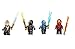 LEGO Ninjago Final Battle Kimono Ninja's set of 4 - Cole, Jay, Kai, Zane minifigures (Each with Elemental Sword)