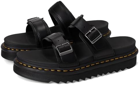 Amazon.com | Dr. Martens Women's Zebzag Sandal, Black Eh Suede