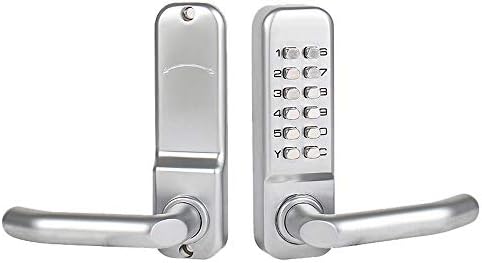 GAOPIN Smart lock - Password Door Locks Digital Mechanical Code Keypad Password Keyless Door Lock Zinc Alloy Waterproof