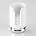 iDesign York Ceramic Disposable Paper and Plastic Cup Dispenser Holder for Master, Guest, Kids' Bathroom Vanity and Countertops, 2.5