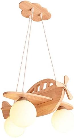Ceiling Lampshade Lighting Chandelier Wooden Chandelier, 3 Lights, Toys, Airplane Lights, Modern, Creative, Strip, Mini Style Chandelier