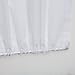 RHF Voile French Door Curtains/Panel 30W by 72L Inches-White