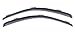 Auto Ventshade [AVS] In-Channel Rain Guards For 1997 - 1999 Ford F-150 Standard Cab | Window Vent Visors, 2 pcs. - Smoke | 192754