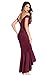 Astylish Womens Evening Dress Off Shoulder Flouncing Mermaid Formal Prom Gowns Medium Wine