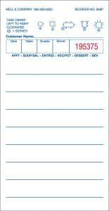 Order Pad 3 1/2 X 6 3/4 Pack Of 5000