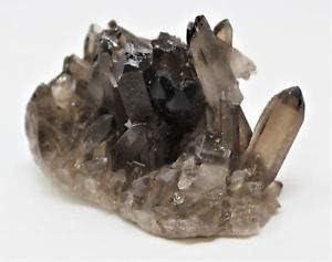 Smoky Quartz Crystal Geode (3-5 oz) Natural Cluster Druze Specimen Natural Crystals & Rocks for Cabbing, Cutting, Lapidary, Tumbling, Polishing, Wire Wrapping, Wicca
