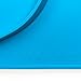 Baby Frog Placemat - Silicone Washable Toddler Placemat - No More Splatter Platter (Blue)