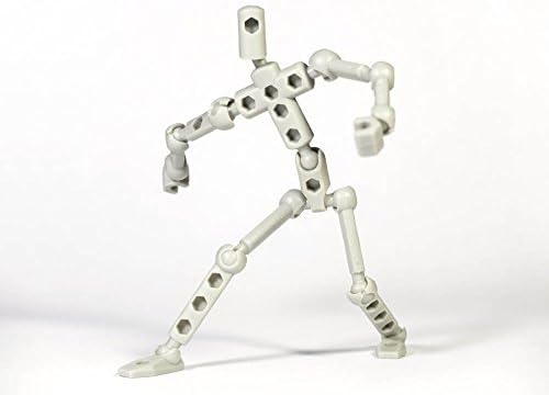 ModiBot Mo Action Figure Kit - Gray by ModiBot