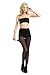 Alice & Belle Women's 40 Den superfine fiber Control Top Pantyhose, super soft tights (Small, Black)