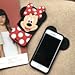 CHOCOCASE 3D Cartoon Silicone Case for Apple iPhone 7+ 7Plus Red Polka Dot Bowknot Ultra Thick Drop Resistant Cute and Protective Design Gift for Kids Teens Girls Women