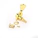 Musiclily 3R3L Sealed Guitar Tuner Tuning Pegs Machine Heads for LP Les Paul Electric or Acoustic Guitar, Gold Keystone Button