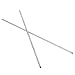 2 x 304 Stainless Steel Capillary Straight Tubing OD 4mm ID 3mm Length 250mm (Style 1)