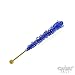 Navy Blue Rock Candy Sugar Sticks - Blueberry Flavored - 12 Individually Wrapped Dark Blue Party Favors