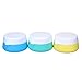 Mudder Silicone Cosmetic Containers Cream Jar with Sealed Lids, 3 Pieces (30 ml)