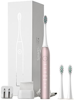 YESCO 15 Brushing Modes Rechargeable Sonic Electric Toothbrush with 40200 Vibrations Deep Clean IPX7 Waterproof Fully Washable Replacement Heads For Men, Women, Adult and Teens