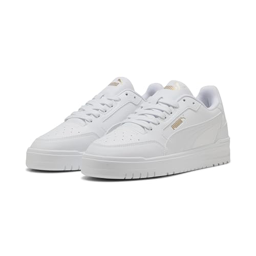 Shuffle Downtown Sneaker, Unisex, Weiß/Weißgold, 9 UK