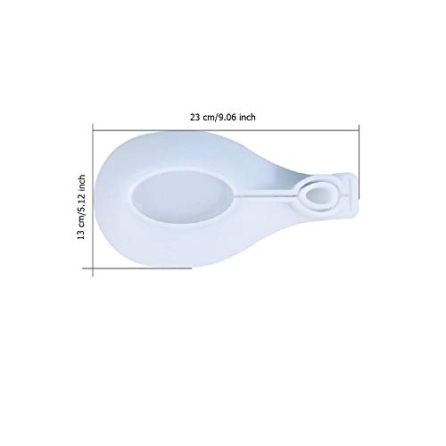 IUAQDP Spoon Holder Resin Mold Large Rolling Tray Silicone Mold for Stove Top Rest Home