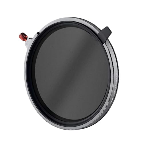 Kase Filtro ND magnético Variable mm + CPL + Niebla Negra 3 en 1, Filtro Compacto de Lente de cámara con Tapa magnética para Vlog Diario, videografía de Viaje, (82mm)