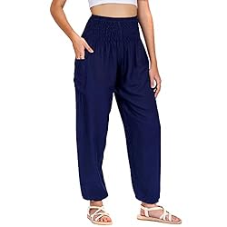 LOFBAZ Harem Pants for Women Yoga Boho Hippie