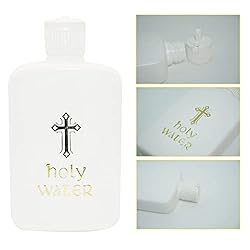 20 Pieces Holy Water Bottles Set100ml Plastic Flat