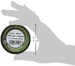 Schwan SCH-340151 50m Builders Line on Spool, Red - Image 5
