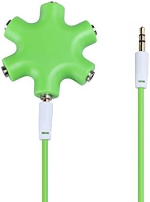 TEDREN 3.5mm Headphone Splitter Earphone Adapter (Green)