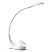 Led Desk Lamp TOPSHARP 3 Levels Dimmable Eyecare Reading Lamp Folding Touch Control Table Lamp of Charging Type with 5V/1A USB Charging Port - White