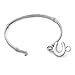 CharmSStory Graduation Gifts Pave CZ Horseshoe Saddle Charms Bangle Cute Equestrian Bracelet