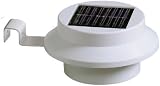 Solarize Set of 4 Solar Gutter Fence Lights White 12x12x6 cm view 3