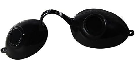 UV Schutzbrille Farbe: schwarz - Solariumbrille, Sonnenschutzbrille, Brille Sunny Luna Eyeshields