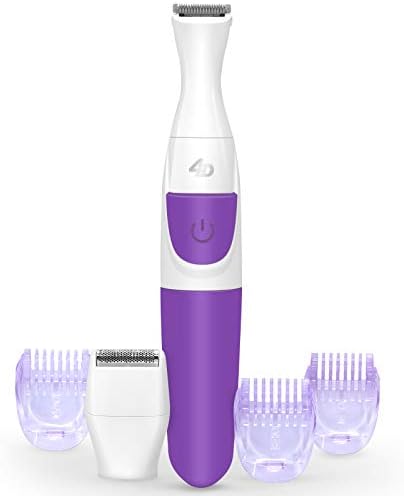 レディースシェーバー VIO専用シェーバー 2020年最新型 電動 女性用シェーバー ムダ毛処理 脱毛器 VIOゾーンシェーバー アンダーヘアー処理 軽量デザイン ビキニラインケア 2mm&3mm&5mm対応アタッチメント付き 乾電池式 日本語取扱説明書付き