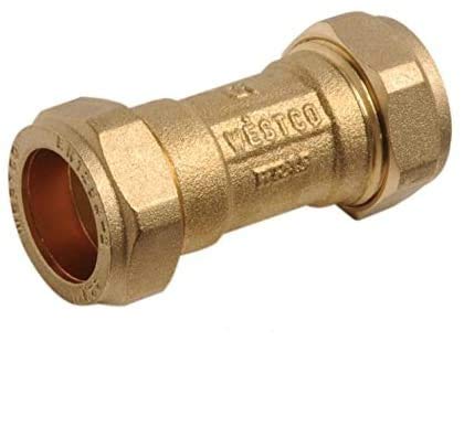 15mm DZR Single Check Valve WRAS Approved Compression Non Return
