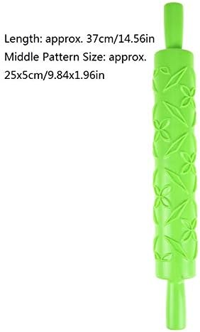 1 piece Christmas Embossing Rolling Pin/Silicone Baking Mat Cookies Biscuit Fondant Cake Dough Engraved Roller Reindeer Snowflake