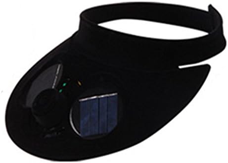 YTQ Unisex Summer Sports Cap Empty Top Baseball Hat with Solar Powered Fan Cooling Fan Cap for Camping Traveling Outdoor Activities