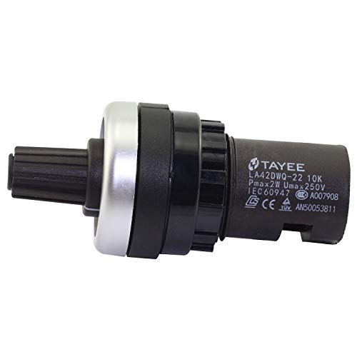 Magic&shell 1PC LA42DWQ-22 10K Ohm Variable Speed Drive Potentiometer Frequency Converter VSD VFD IP65 - Thumbnail 4