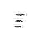 ufengke 6-pcs 3D Feather Mirror Effect Wall Stickers Fashion Design Art Decals Home Decoration Silver