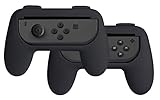 AmazonBasics Grip Kit for Nintendo Switch Joy-Con Controllers - Black