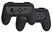 AmazonBasics Grip Kit for Nintendo Switch Joy-Con Controllers - Black